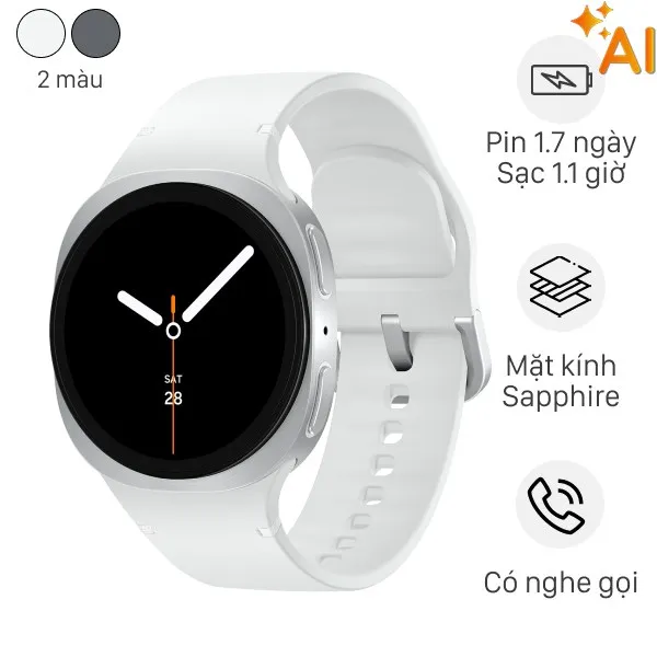 Đồng hồ thông minh Samsung Galaxy Watch8 40mm dây silicone