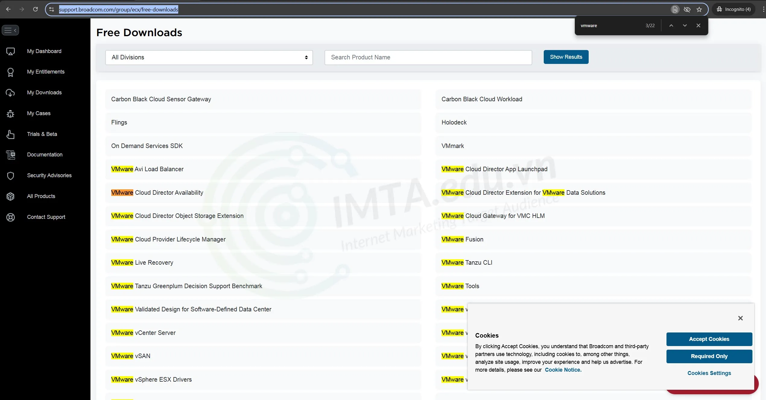 Download VMWARE FREE