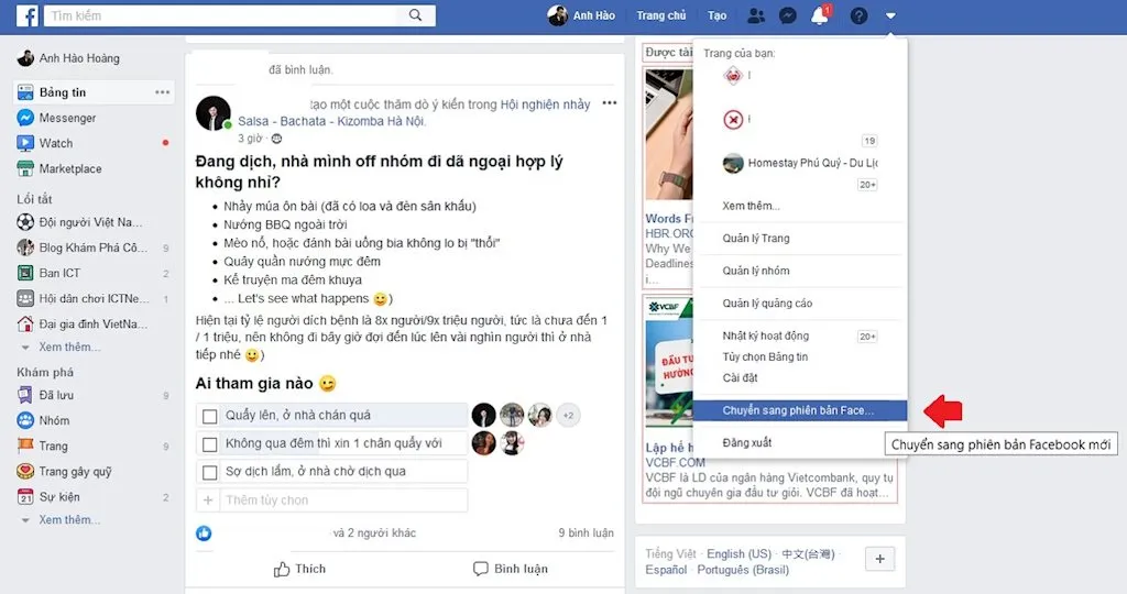 Cách Thay Đổi Giao Diện Facebook Trên Máy Tính Toàn Diện & Tùy Chỉnh Hiện Đại Nhất