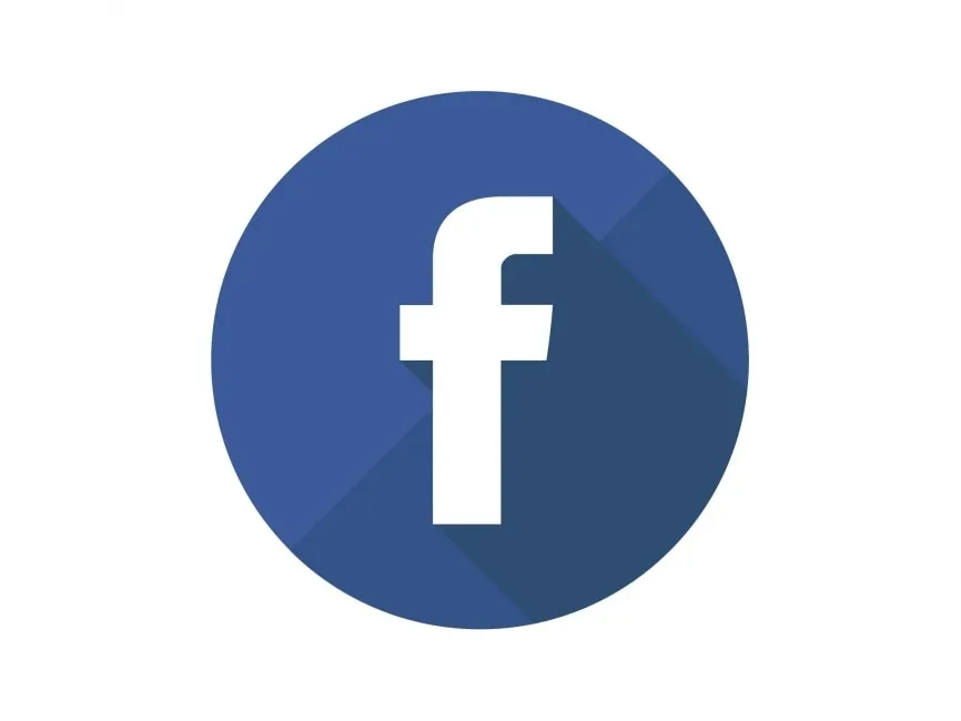 Facebook Circle Icon dạng vòng tròn cho thiết kế