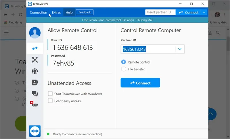 Giao diện chính của ứng dụng