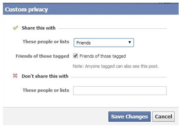 Giao diện đặt tên và mô tả khi tạo album sản phẩm trên Facebook