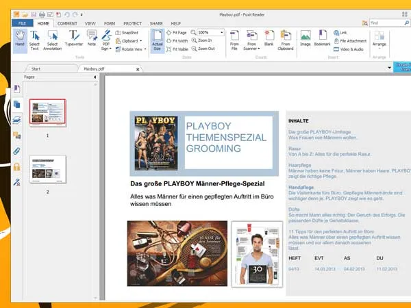 Giao diện Foxit Reader giúp xử lý công việc liên quan đến file PDF trên Win 7