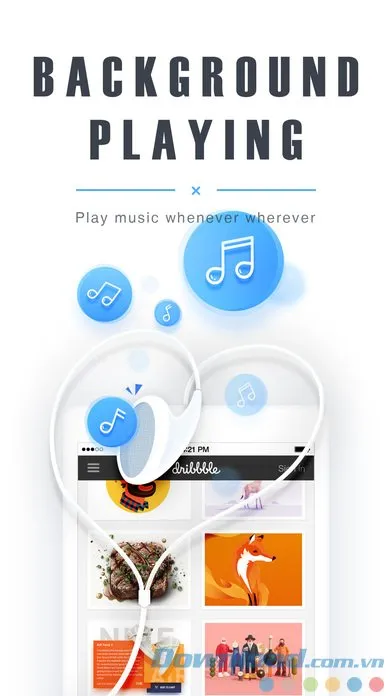 Giao diện giải trí và truy cập nhanh trên UC Browser