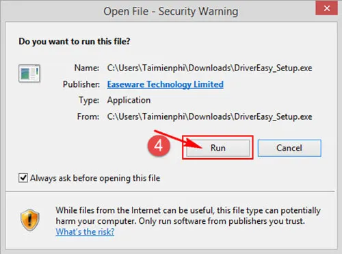 Giao diện hướng dẫn cài đặt phần mềm với các tùy chọn bổ sung