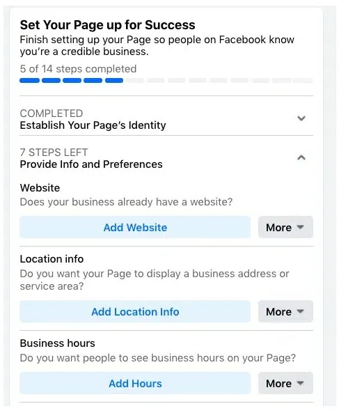 Giao diện Trang Doanh nghiệp trên Facebook (Facebook Business Page)