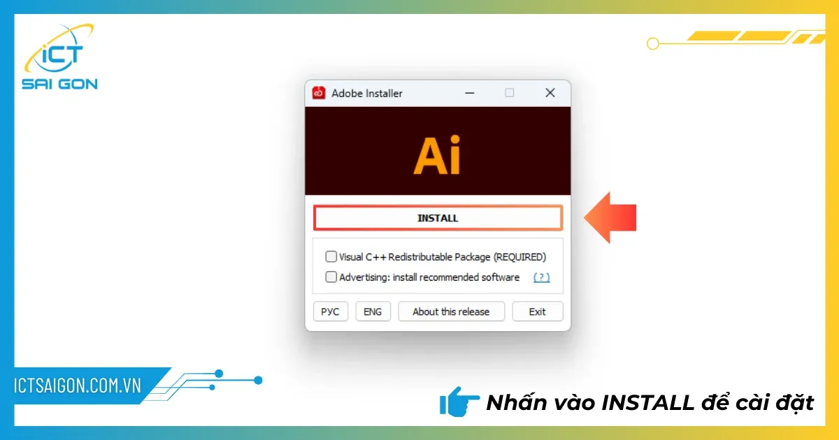 Giao diện tùy chọn các gói cài đặt đi kèm