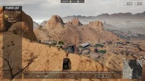 Hình ảnh cận cảnh một giao diện PUBG đang sử dụng chức năng replay, cho thấy khả năng điều chỉnh góc camera linh hoạt