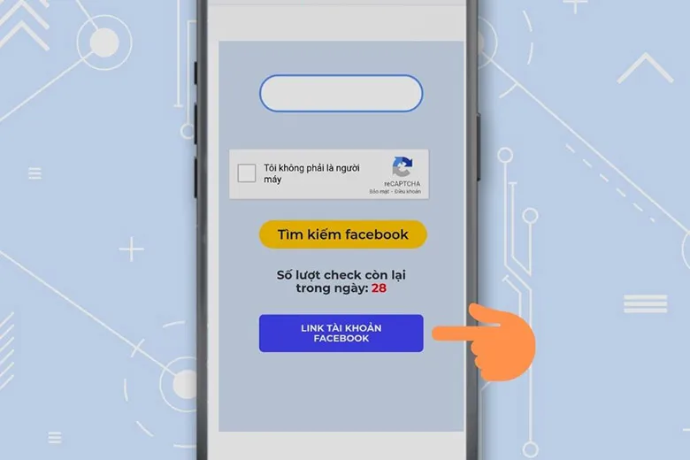 Hình ảnh kết quả tìm kiếm link tài khoản Facebook bằng số điện thoại