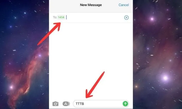Hình ảnh tin nhắn kiểm tra thông tin thuê bao qua 1414