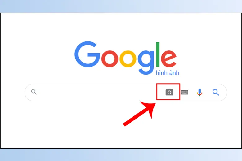 Hình ảnh truy cập vào Google Hình ảnh để tìm Facebook bằng hình ảnh