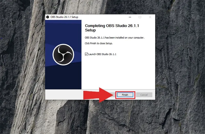 Hoàn tất cài đặt OBS Studio