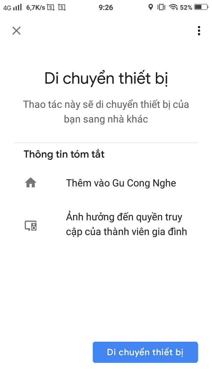 Hoàn tất kết nối và hiển thị thiết bị BroadLink trên Google Home