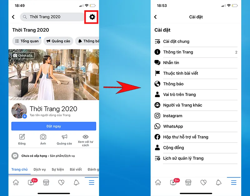 Hơn nữa, bạn cũng có thể chọn phần cài đặt phía trên cùng bên phải để cài đặt thêm những chức năng khác