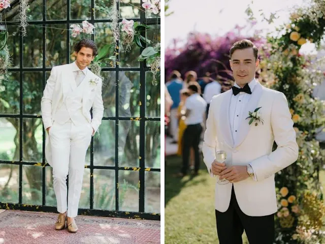 Hướng dẫn cách cố định hoa cài áo vest bằng ghim kẹp nhỏ