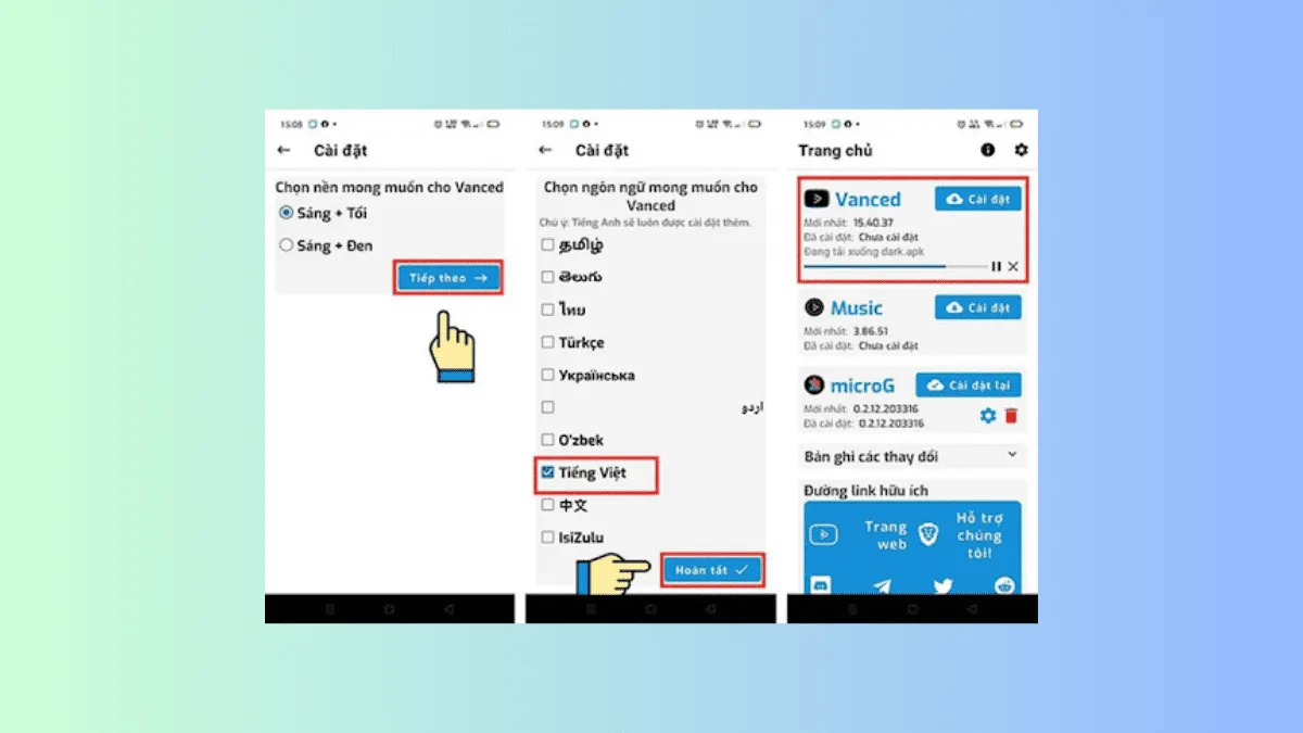 Hướng dẫn cách tải YouTube Vanced APK trên Android bước 3