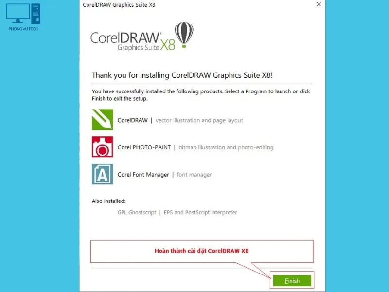 huong dan cai corel x8 11