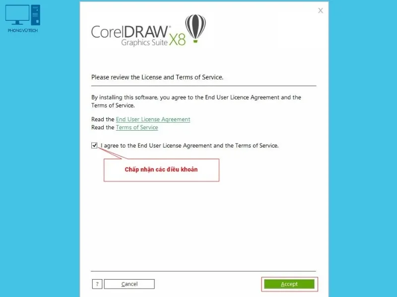 huong dan cai corel x8 2