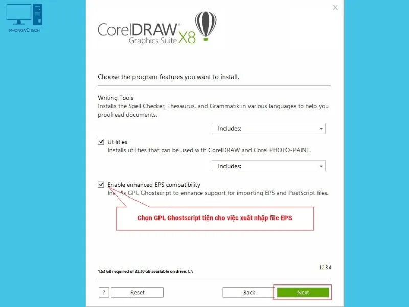 huong dan cai corel x8 6