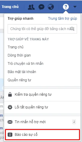 Hướng dẫn chi tiết các bước báo cáo sự cố để liên hệ với đội ngũ facebook khi gặp vấn đề cá nhân