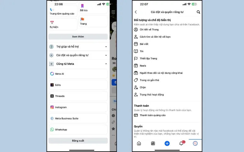 Hướng dẫn đổi tên trang Facebook trên điện thoại