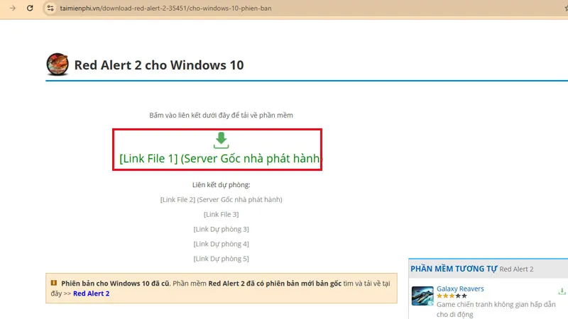 Hướng dẫn giải nén file cài đặt Red Alert 2 định dạng RAR