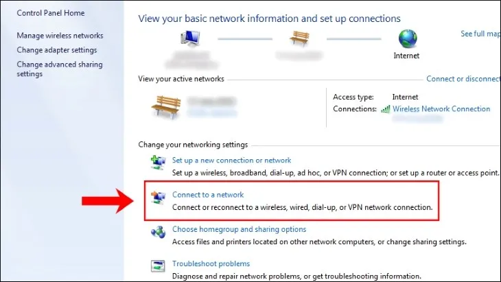 Hướng dẫn kết nối WiFi bằng giao diện Control Panel