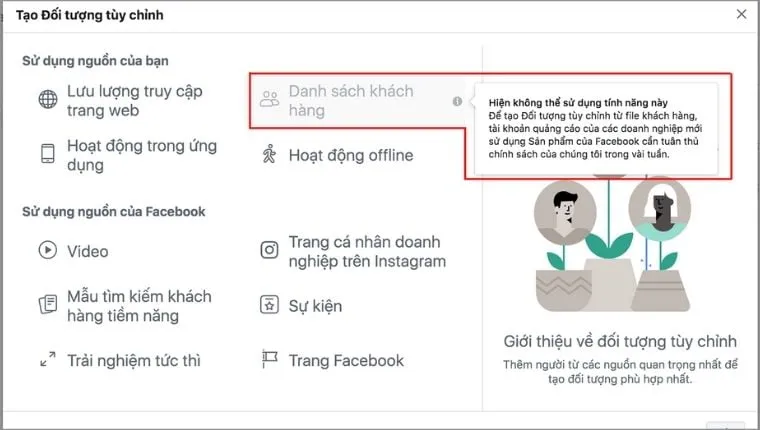Hướng dẫn khắc phục lỗi không tạo được đối tượng tùy chỉnh danh sách khách hàng