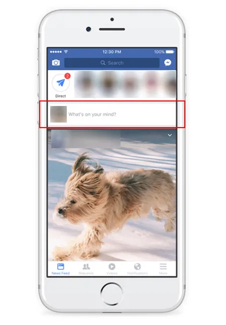 Hướng dẫn Livestream trực tiếp trên facebook bằng iOS - bước 1