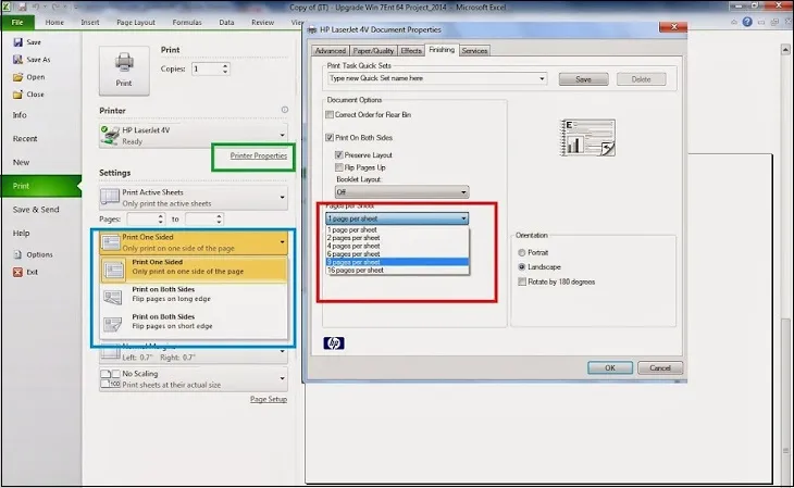In gộp nhiều trang văn bản vào một tờ giấy với tính năng Page Per Sheet