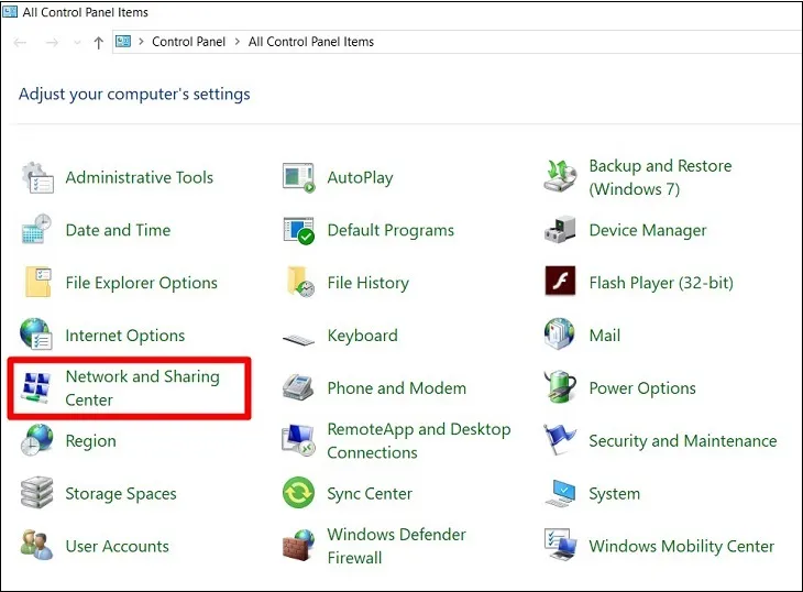 Kết nối máy tính của bạn với máy in đã được chia sẻ trong mạng nội bộ
