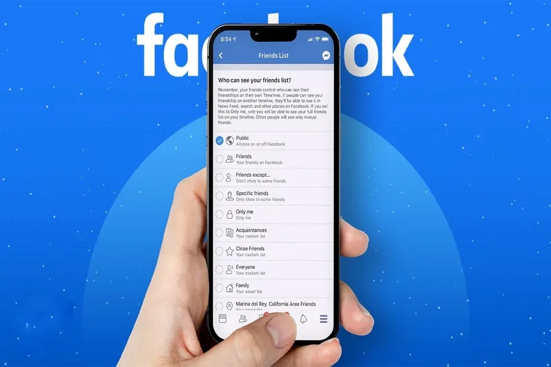 Khả năng khôi phục cài đặt riêng tư danh sách bạn bè trên Facebook