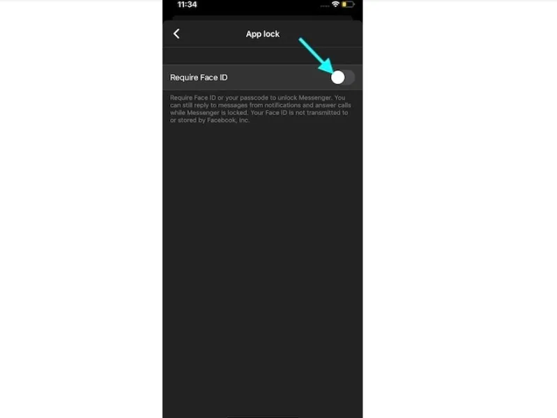khóa tin nhắn iOS 14 bước 5