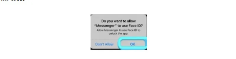 khóa tin nhắn iOS 14 nhấn xác nhận