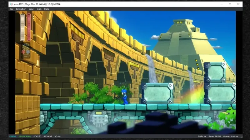 Khởi động một trò chơi trên trình giả lập Yuzu