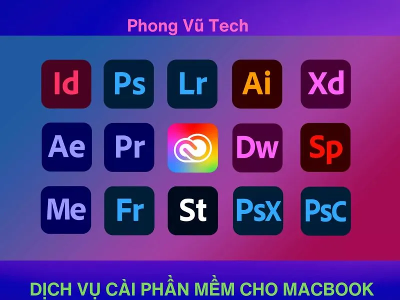 Kỹ thuật viên đang cài đặt ứng dụng cho Macbook online qua kết nối từ xa
