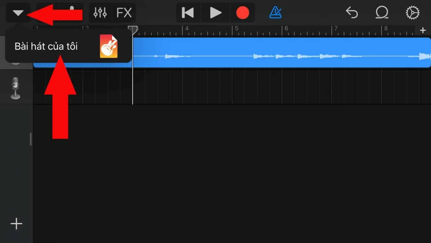 Lưu bài hát đã chỉnh sửa để tiến hành cài đặt nhạc chuông