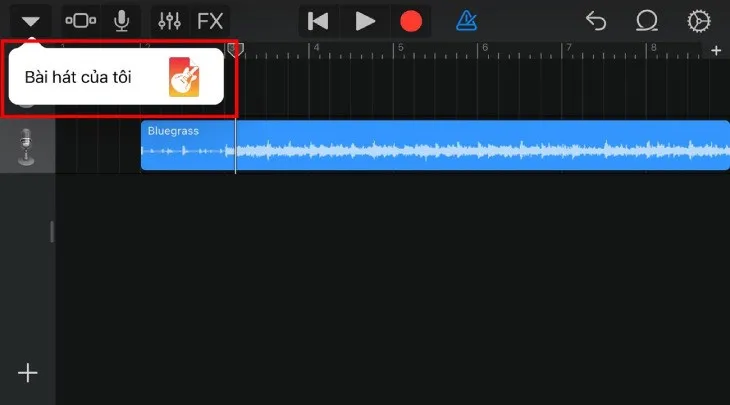 Lưu đoạn nhạc chuông đã chỉnh sửa trong GarageBand