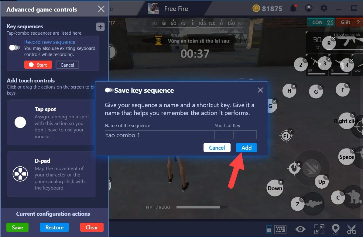 Lưu Macro ngay khi kết thúc thao tác ghi
