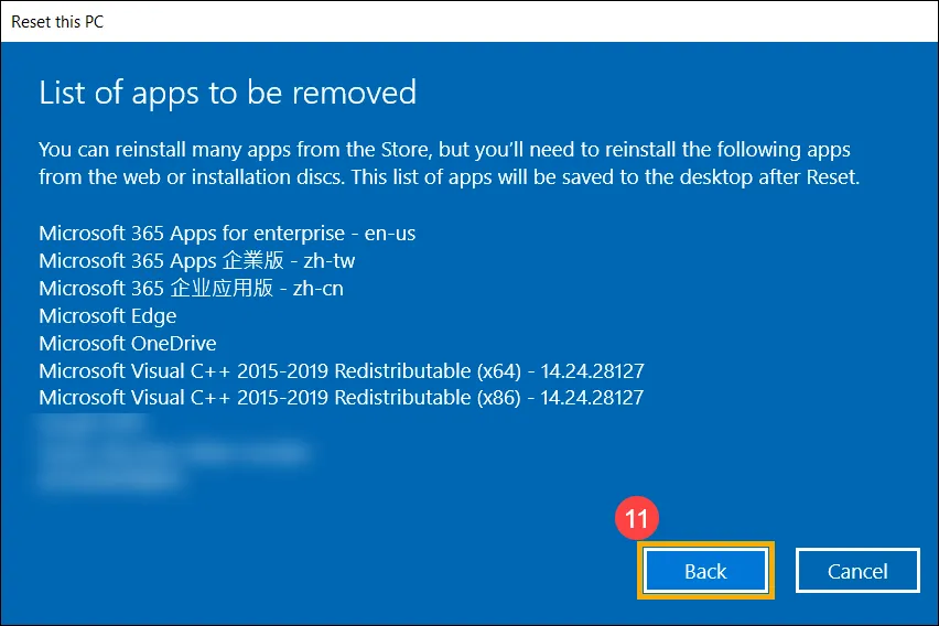 Lưu ý về các ứng dụng bị xóa khi cài win cho laptop ASUS Windows 10