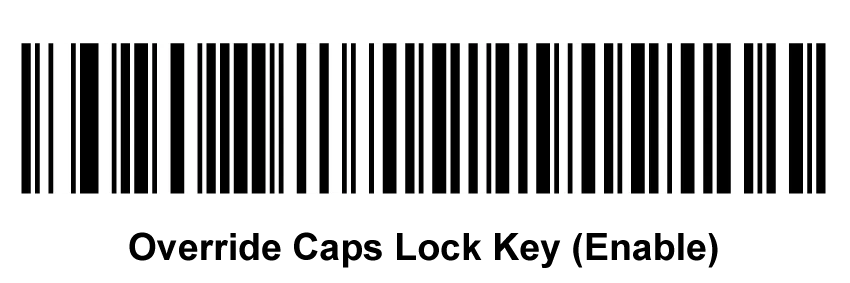 Mã vạch hướng dẫn cài đặt chế độ CAPSLOCK cho máy quét mã vạch Symbol