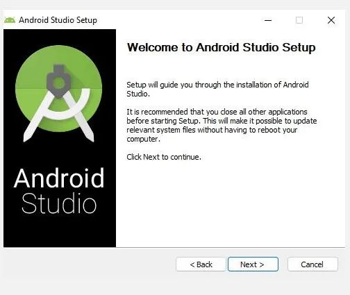 cách cài đặt android studio Chi Tiết và Tạo Dự Án Đầu Tiên trên Windows