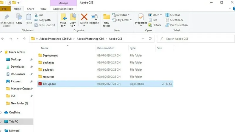 Màn hình chọn ngôn ngữ cài đặt Photoshop CS6 cơ bản
