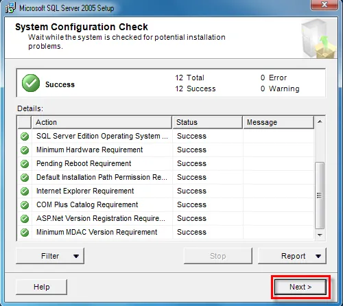 Màn hình đăng ký thông tin người dùng trong quá trình cài SQL Server 2005