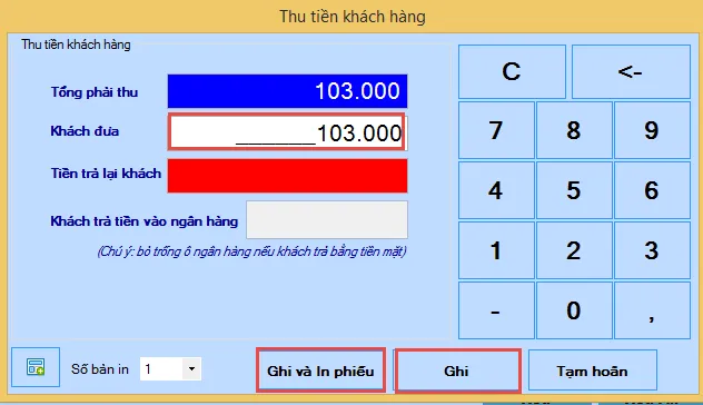 Màn hình Form Thanh toán hiển thị các phương thức giao dịch giúp hoàn tất đơn hàng và live update htsoft