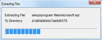 Màn hình khởi động để bắt đầu cách cài SQL Server 2005