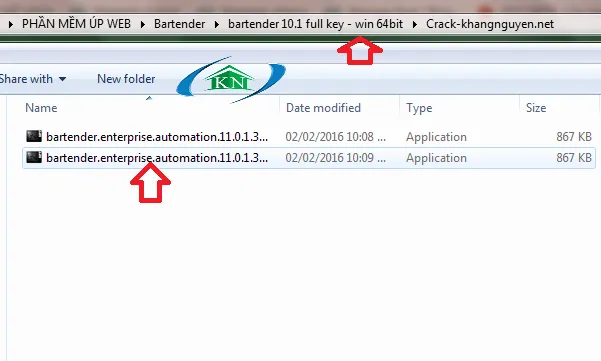 Màn hình kích hoạt bản quyền Bartender sau khi cài đặt