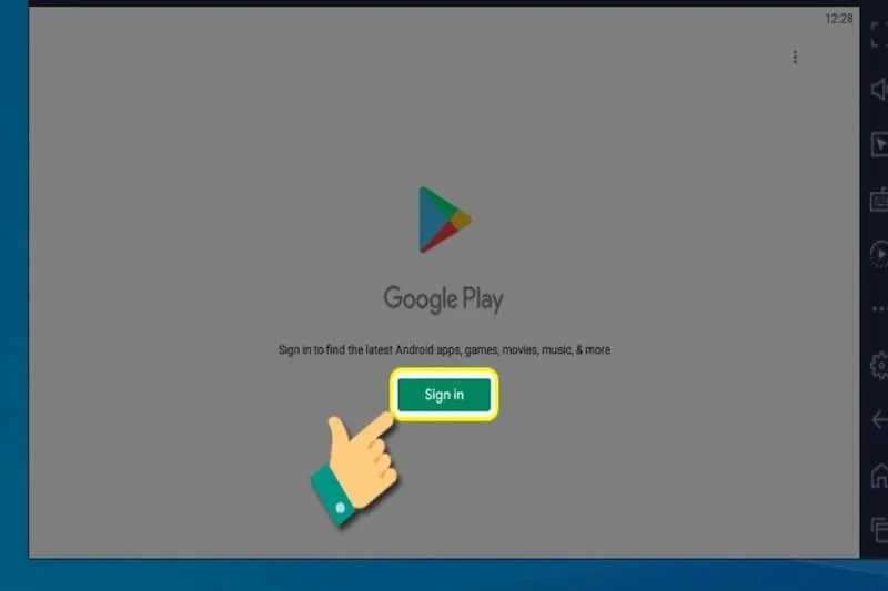 Màn hình tìm kiếm ứng dụng Zing TV trong kho ứng dụng Google Play Store