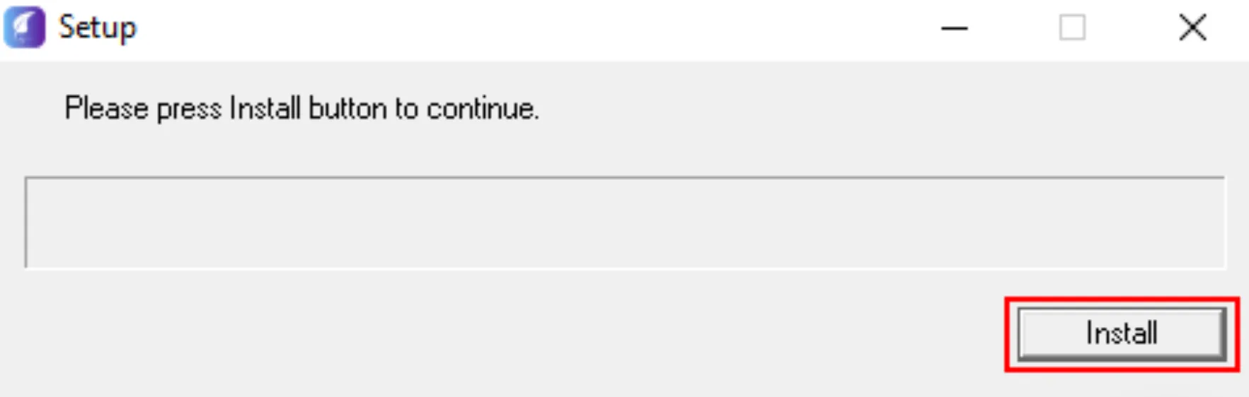 Màn hình xác nhận cài đặt phần mềm quản lý USB Token Manager