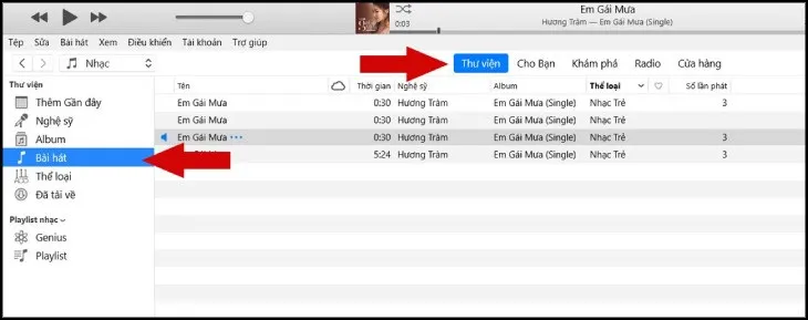 Mở iTunes trên máy tính để bắt đầu cài nhạc chuông